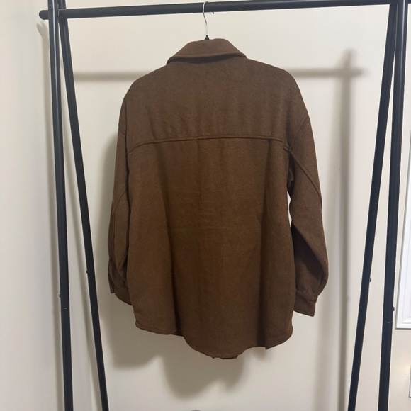 Women’s Brown Shacket Size M - Picture 2 of 6